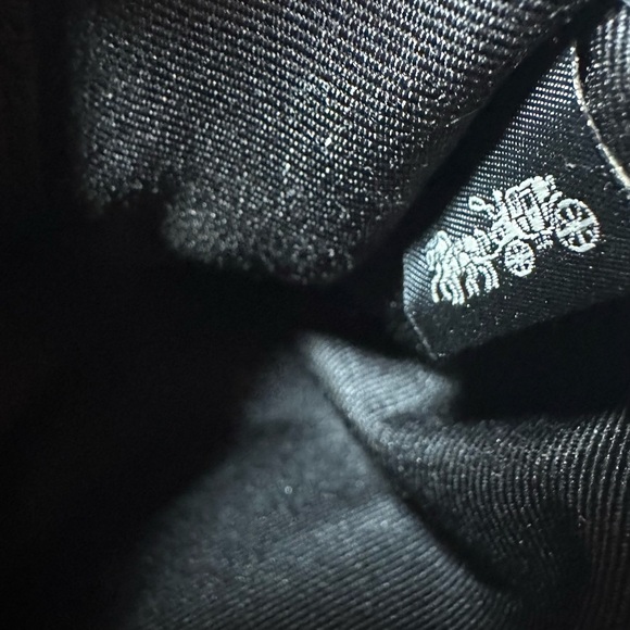 Coach Black Glitter Wristlet EUC - Picture 7 of 10